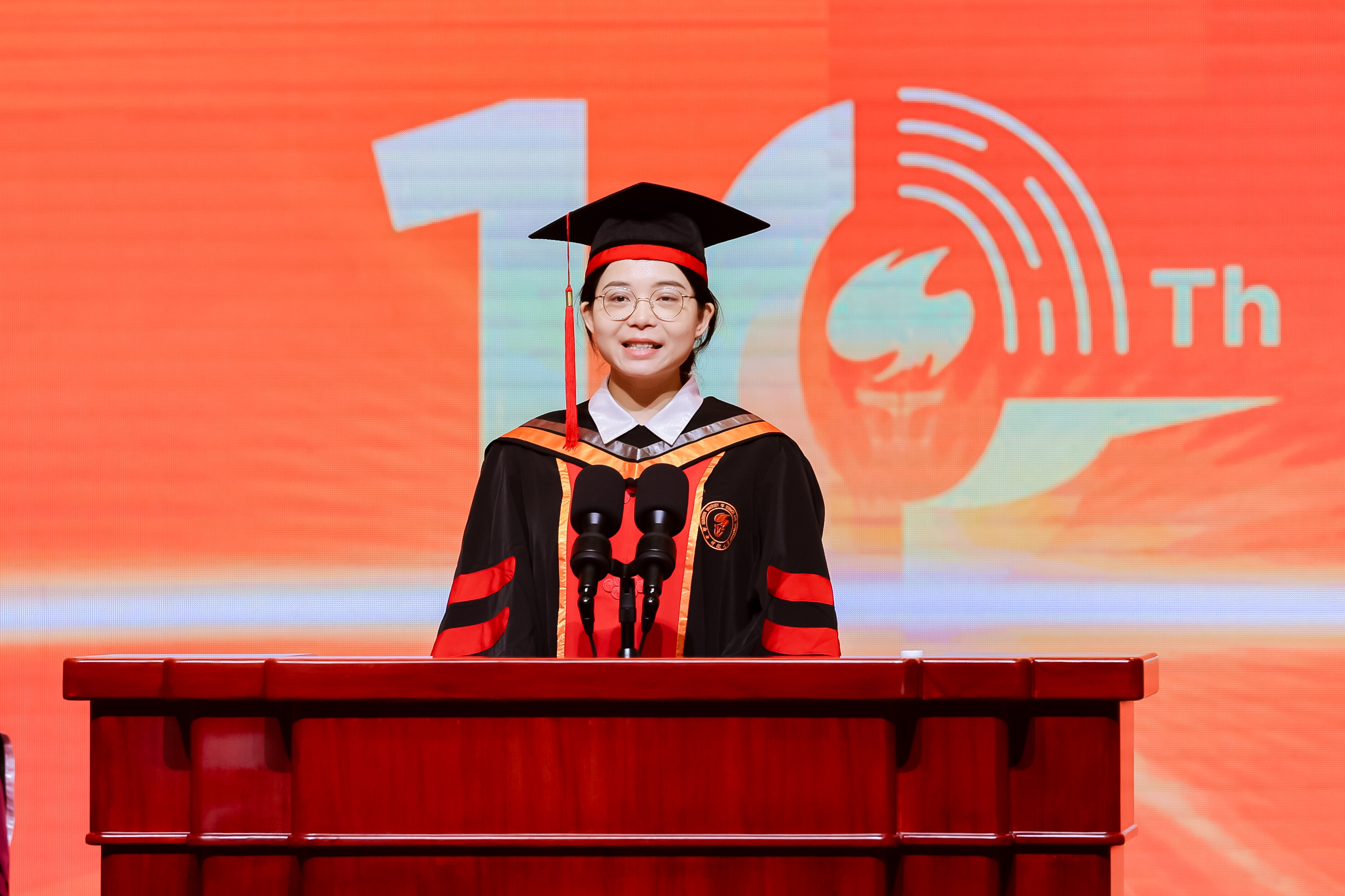 自豪!环境学院戴艳会作为毕业生代表在南方科技大学毕业典礼上发言